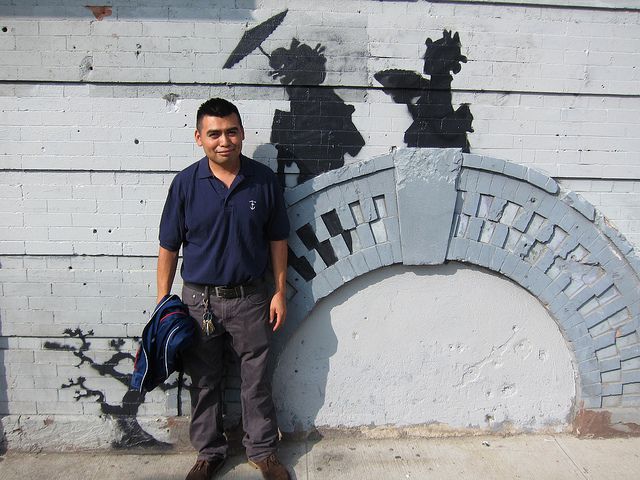 Security guard Feliciano Perez